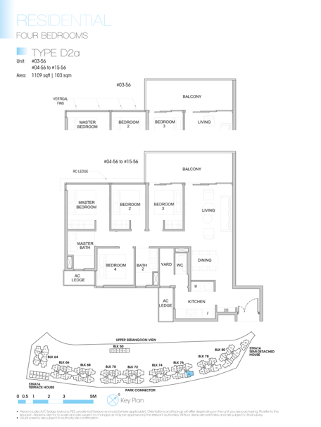 Kingsford Waterbay Floorplan Type D2a (kingsfordwaterbaycondo.sg)